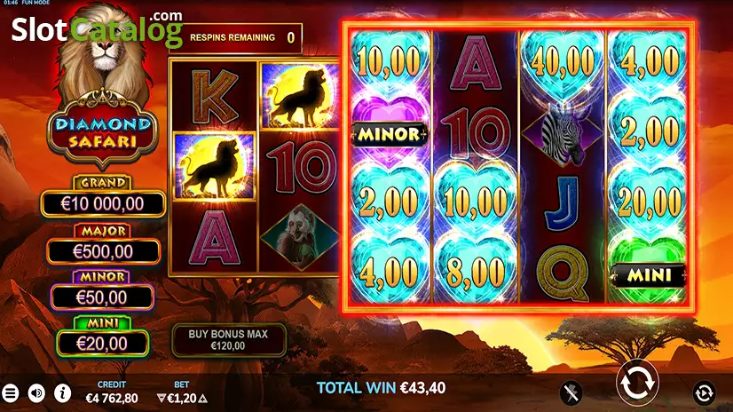 Diamond Safari Free Spins