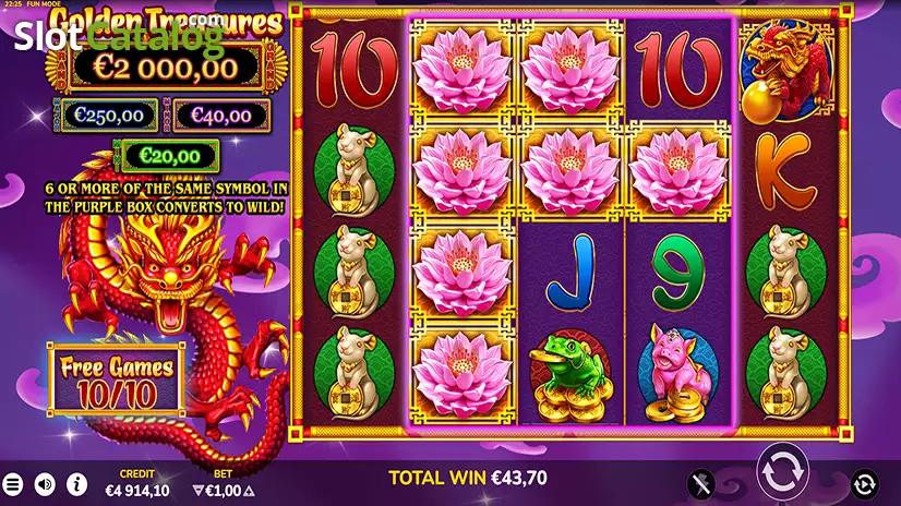 Golden Treasures Free Spins